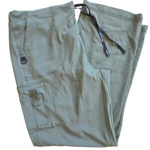 Carhartt Force olive green scrub pants size regular XL woman's cargo
